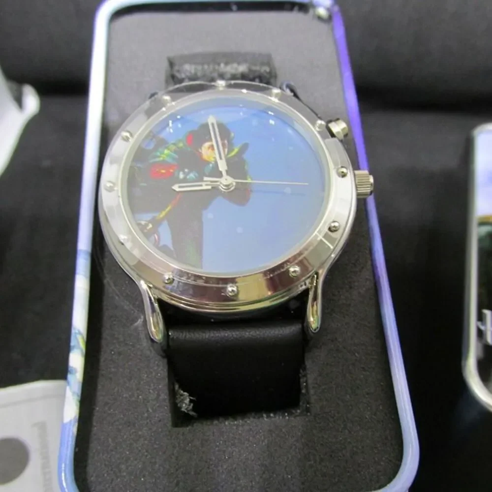 2005 Harry Potter Triwizard Tournament Wristwatch Comes in Tin Case Lights Up